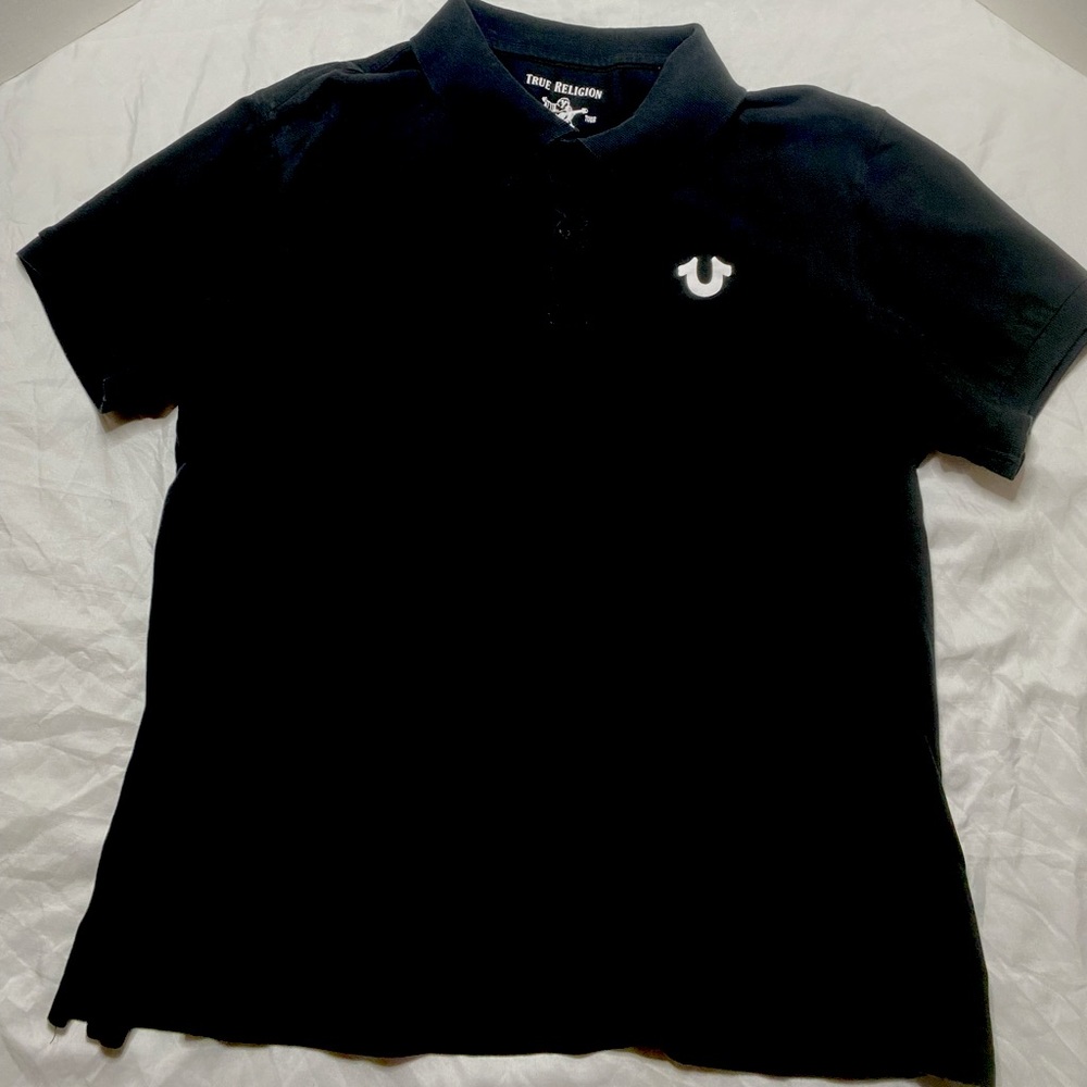 Men’s True Religion Polo Shirt “Crafted With Pride EST 2002” XXL